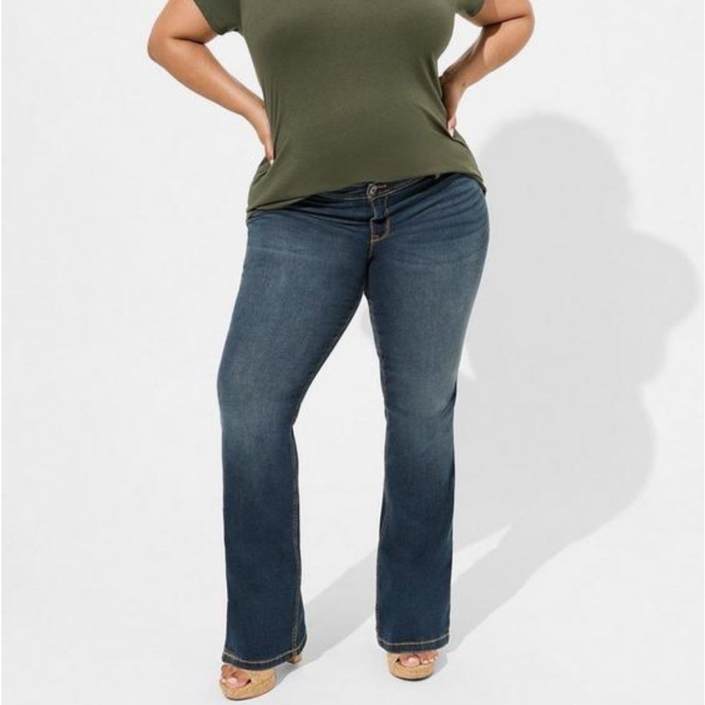 Torrid Luxe Slim Boot Jean Super stretch